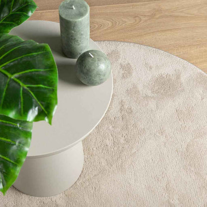 Carpet HUARTE Beige 80 x 150 cm Polyester