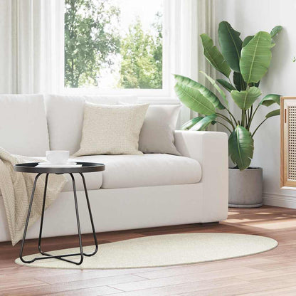 Area Rugs HUARTE Cream 80 x 150 cm Polyester