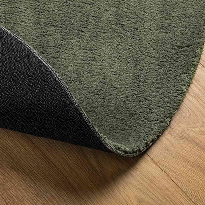 Carpet HUARTE Forest green 100 x 200 cm Polyester