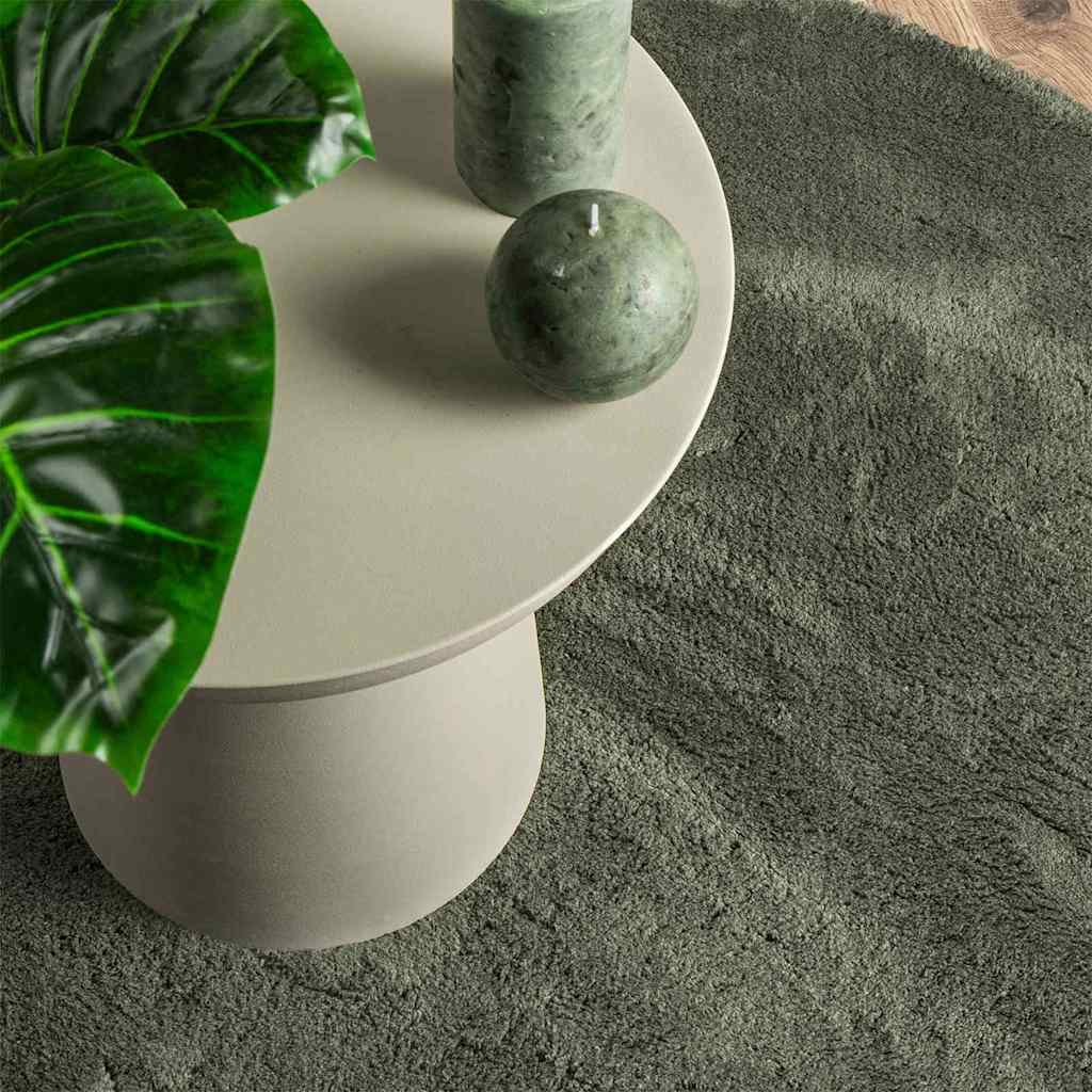 Carpet HUARTE Forest green 100 x 200 cm Polyester