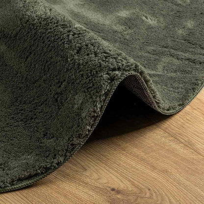 Carpet HUARTE Forest green 100 x 200 cm Polyester