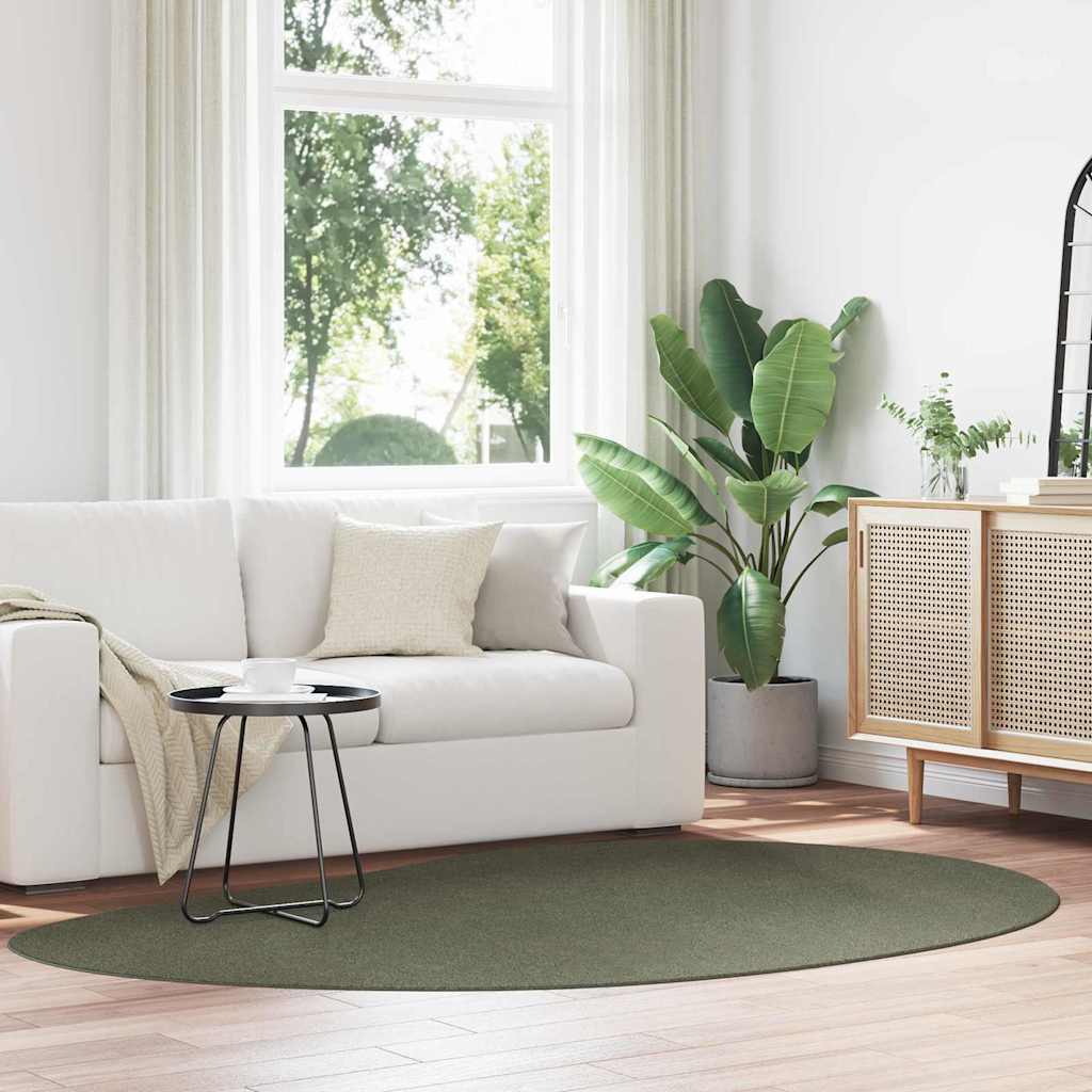 Carpet HUARTE Forest green 160 x 230 cm Polyester