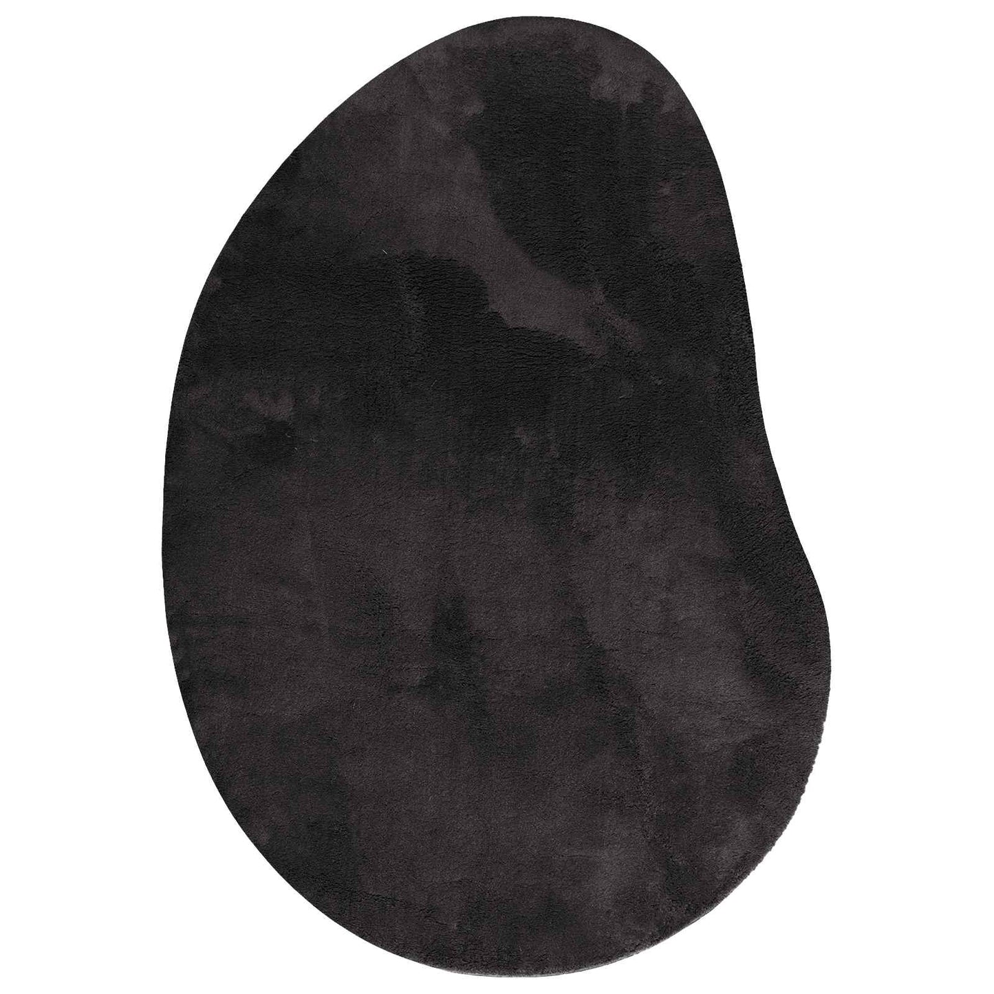 Carpet HUARTE Black 80 x 150 cm Polyester