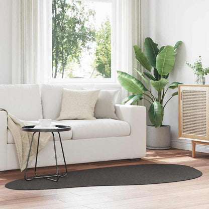 Carpet HUARTE Anthracite 100 x 200 cm Polyester