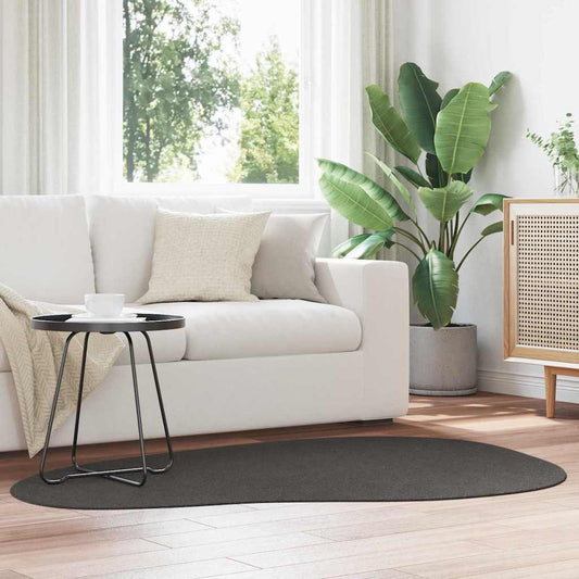 Carpet HUARTE Anthracite 120 x 170 cm Polyester