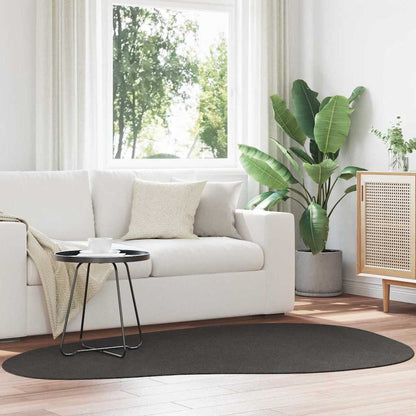 Area Rugs HUARTE Anthracite 140 x 200 cm Polyester