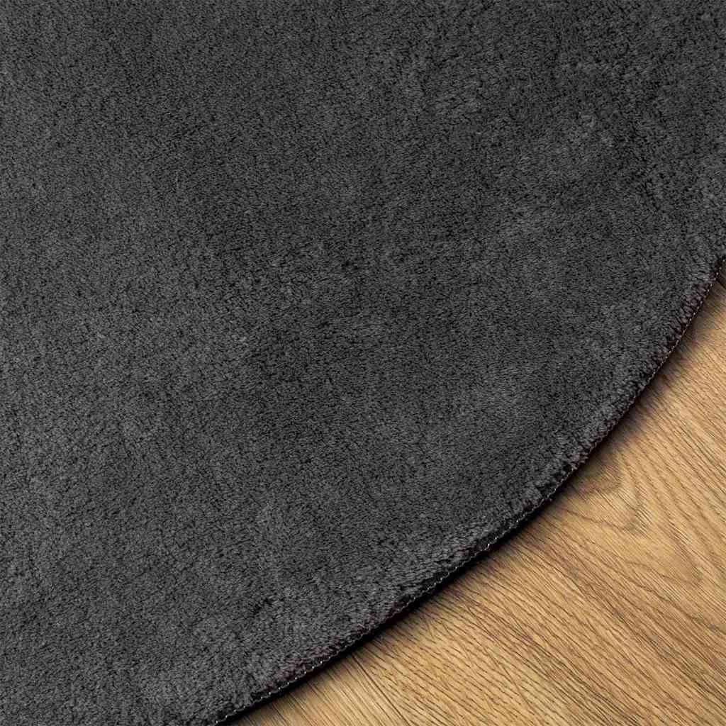 Carpet HUARTE Anthracite 160 x 230 cm Polyester