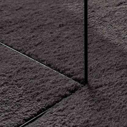 Carpet HUARTE Anthracite 160 x 230 cm Polyester