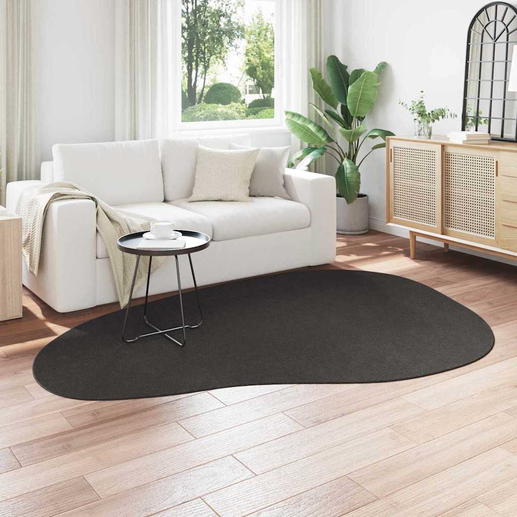 Carpet HUARTE Anthracite 160 x 230 cm Polyester