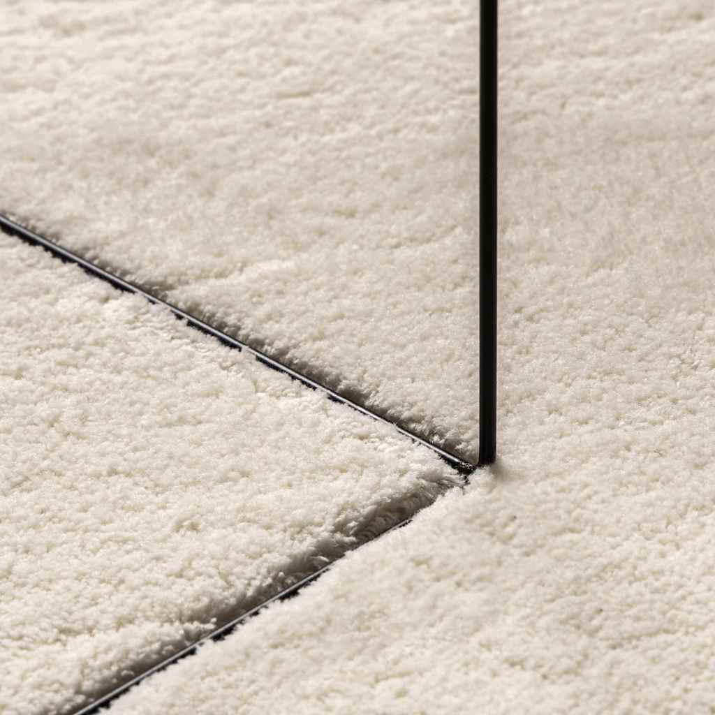 Carpet HUARTE Beige 80 x 150 cm Polyester