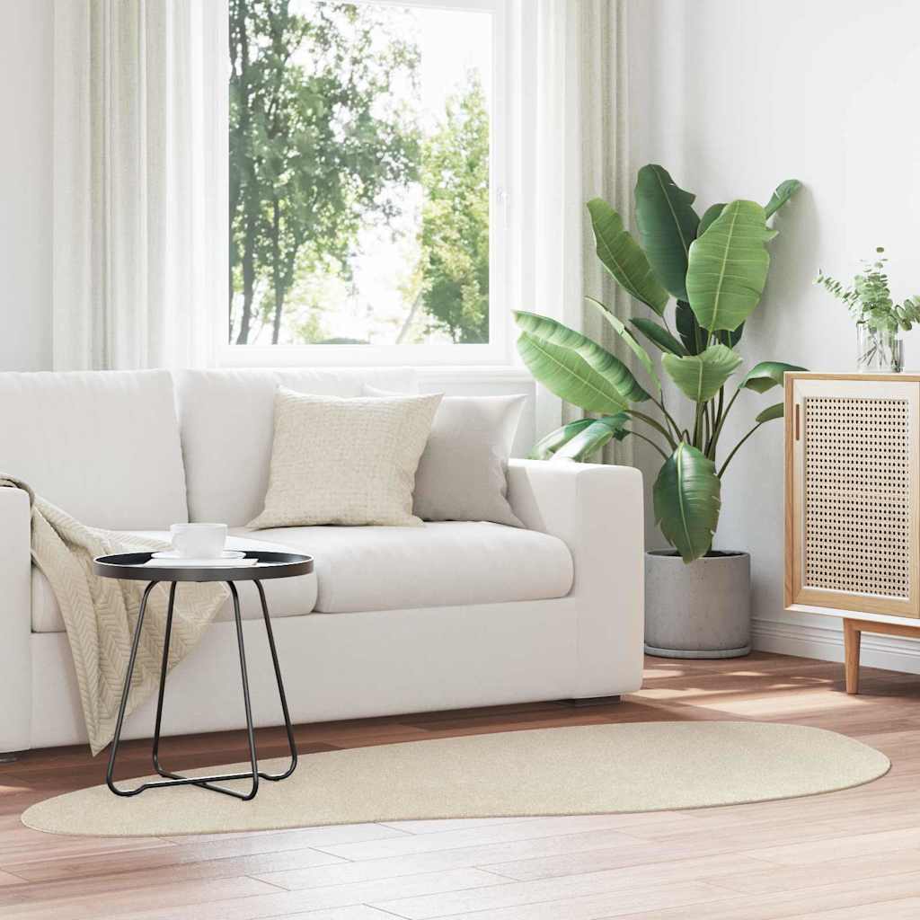 Area Rugs HUARTE Beige 100 x 200 cm Polyester