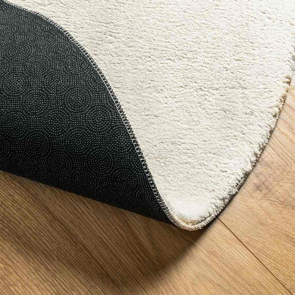 Carpet HUARTE Cream 160 x 230 cm Polyester