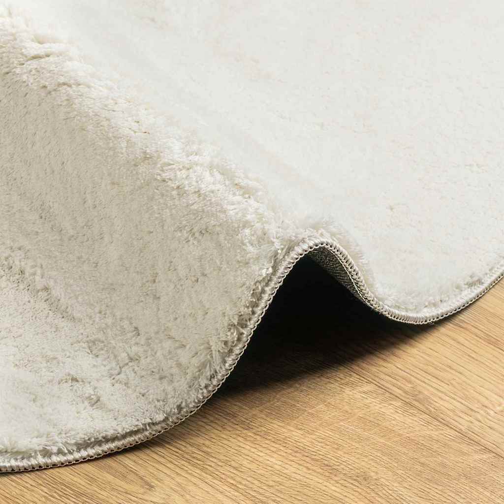 Carpet HUARTE Cream 160 x 230 cm Polyester