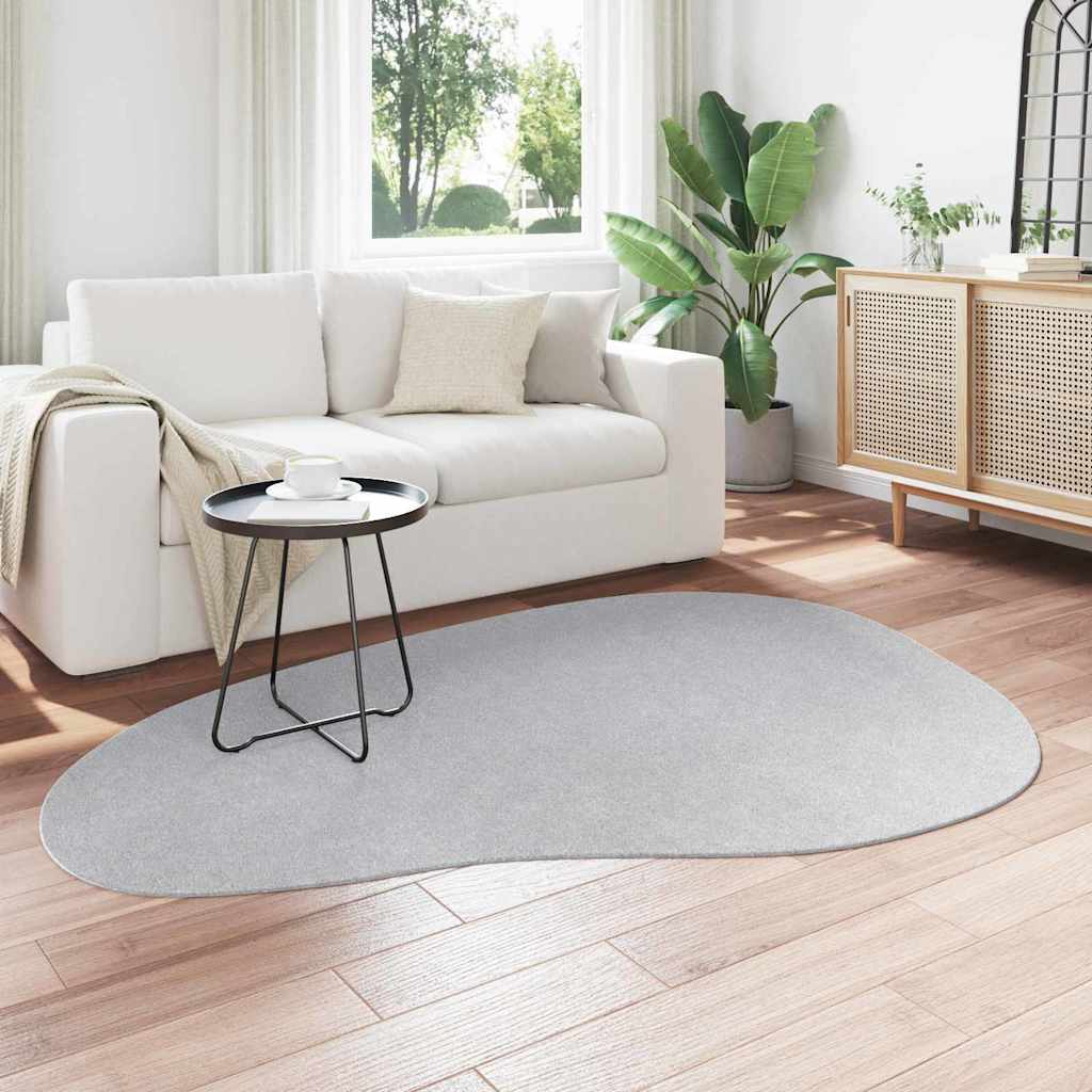 Carpet HUARTE Grey 140 x 200 cm Polyester