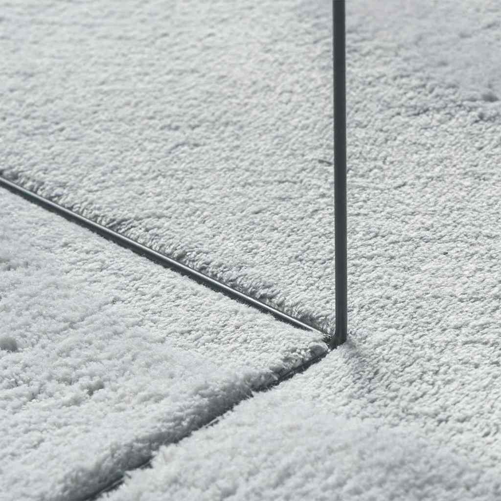 Carpet HUARTE Grey 160 x 230 cm Polyester