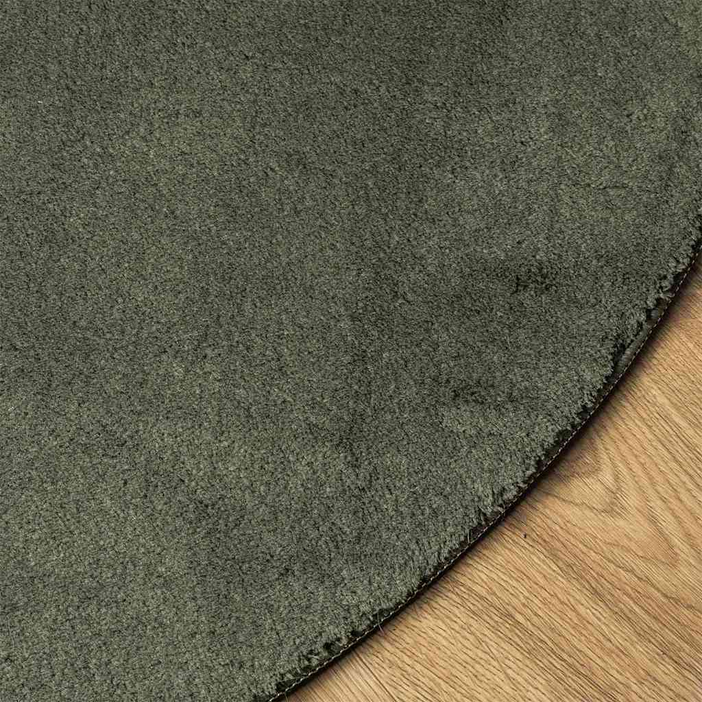 Carpet HUARTE Forest green 80 x 150 cm Polyester