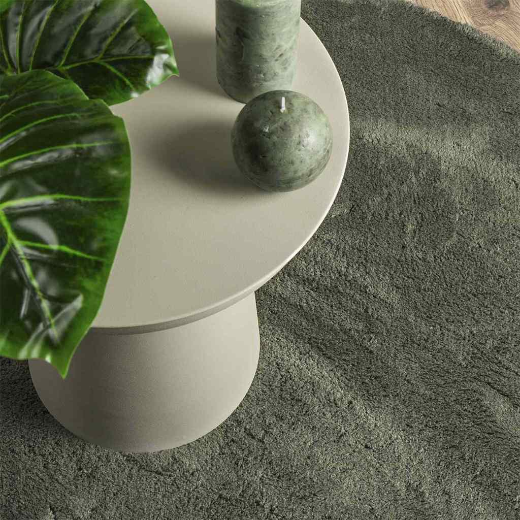 Carpet HUARTE Forest green 80 x 150 cm Polyester
