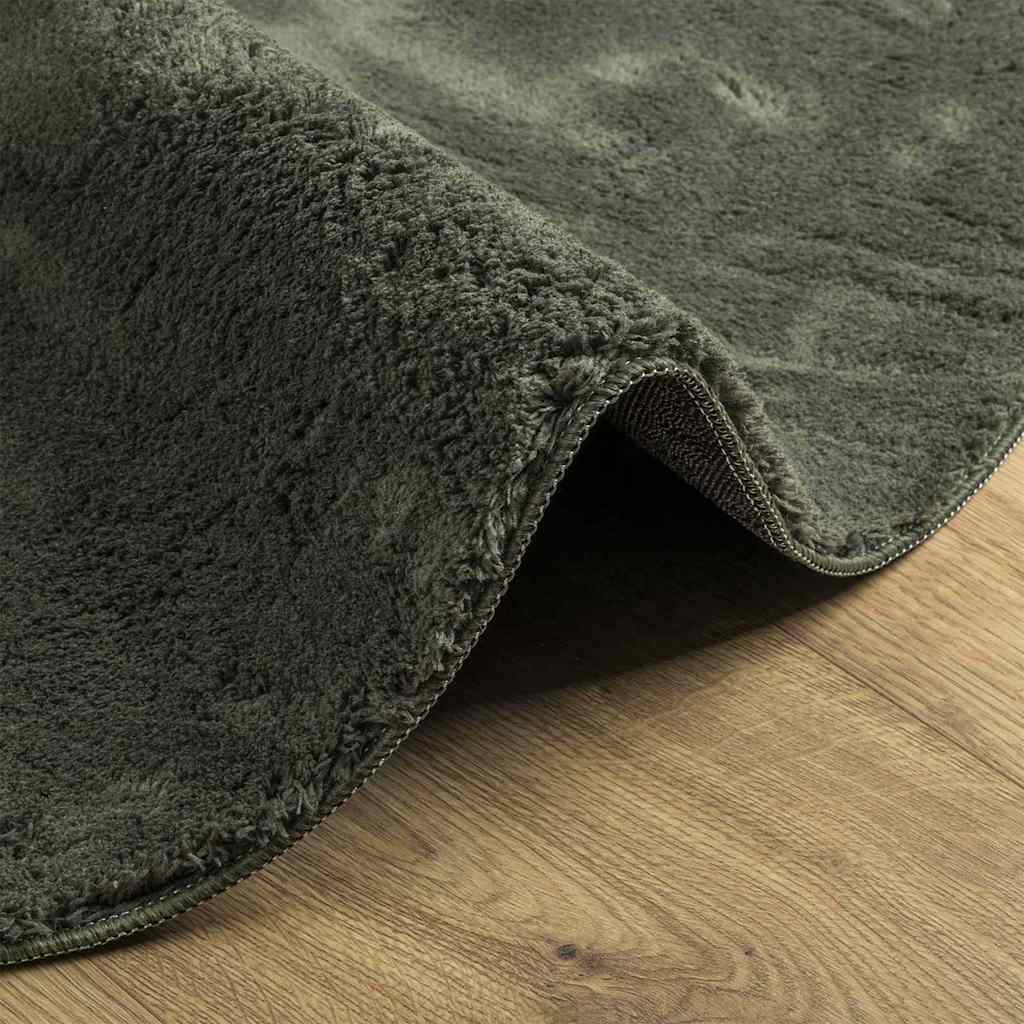 Carpet HUARTE Forest green 80 x 150 cm Polyester