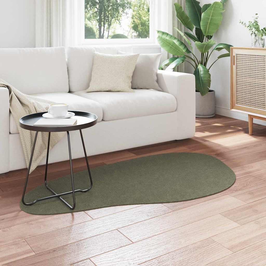 Carpet HUARTE Forest green 80 x 150 cm Polyester