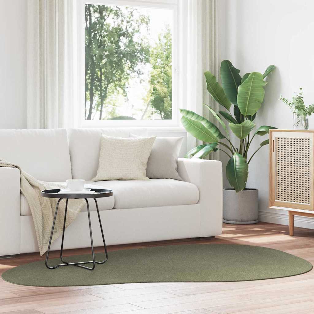 Carpet HUARTE Forest green 140 x 200 cm Polyester