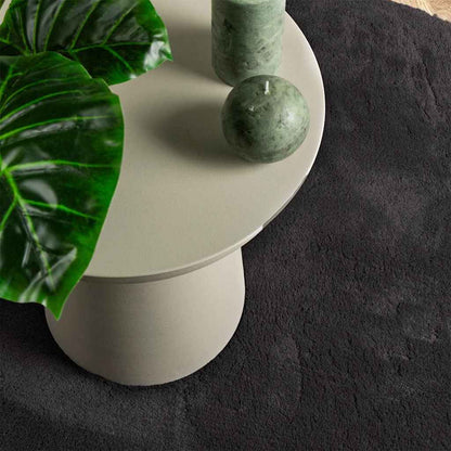 Carpet HUARTE Black 80 x 150 cm Polyester