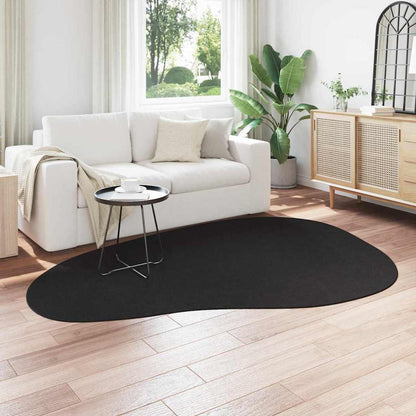 Area Rugs HUARTE Black 160 x 230 cm Polyester