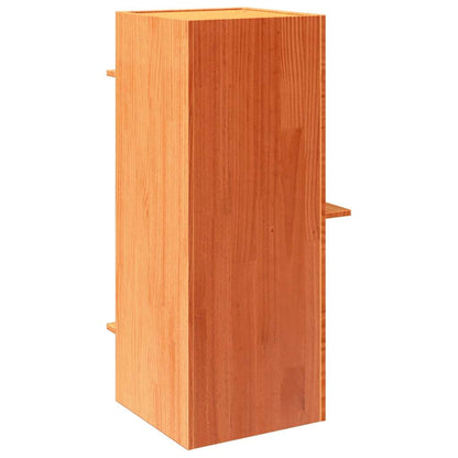 Cat House Wax Brown 43x43x90 cm Solid Wood Pine