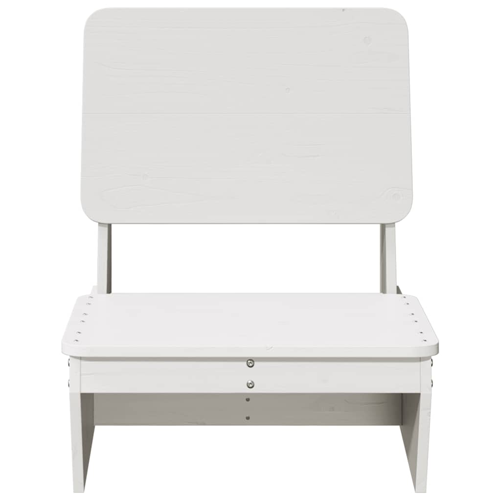 Garden Chair | White | Solid Pine Wood | Standard | Durable