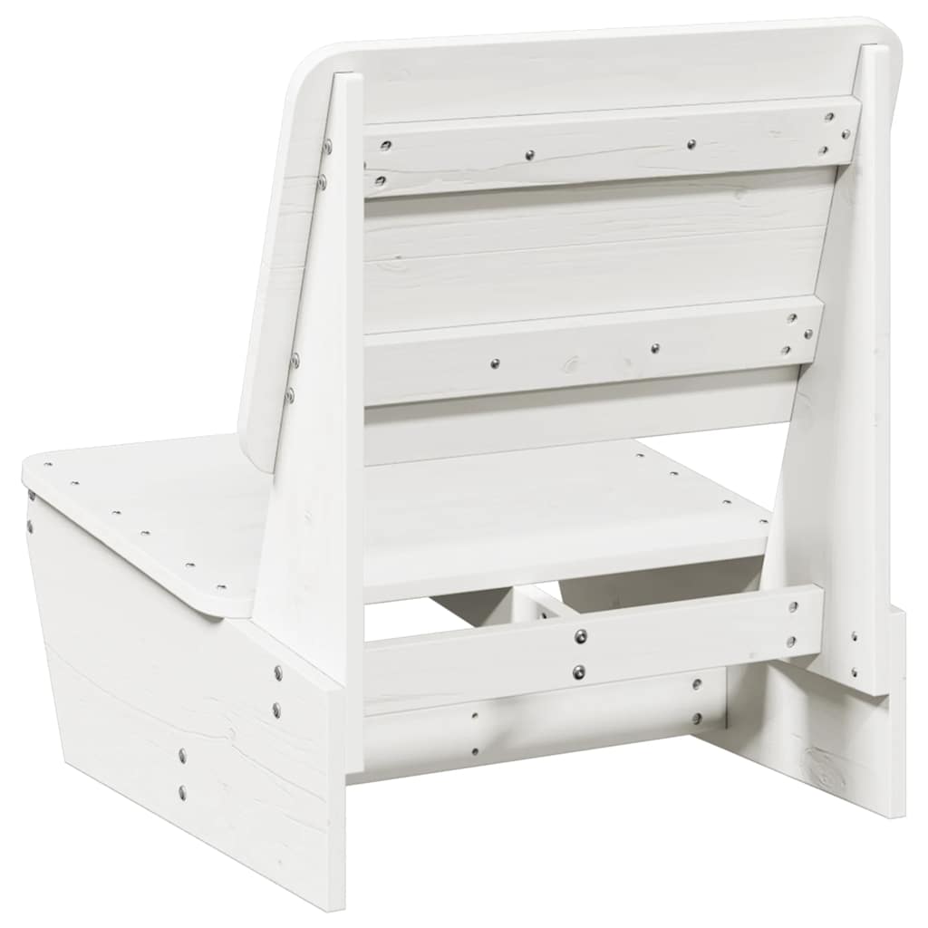 Garden Chair | White | Solid Pine Wood | Standard | Durable