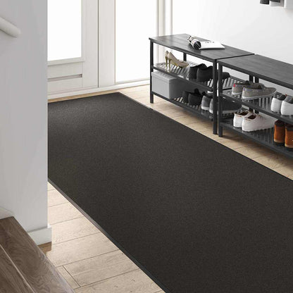 Doormat Other Black 120 x 300 cm Polyamide and PVC