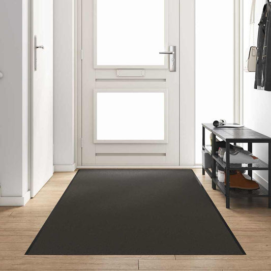 Doormat Anthracite and Black 120 x 350 cm Polyamide and PVC
