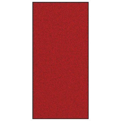 Doormat Red and Black 120 x 250 cm 100% Polyamide