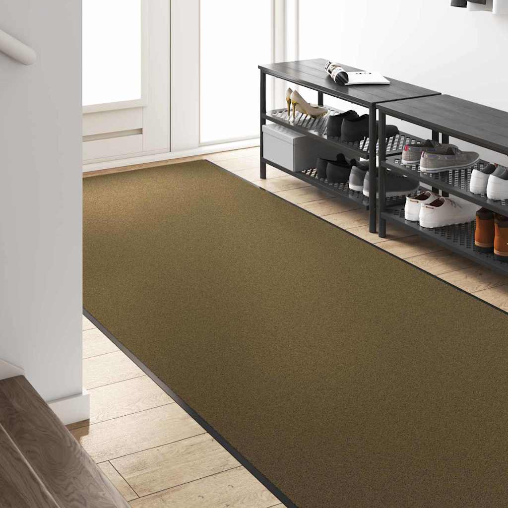 Doormat Other Brown and Black 120 x 350 cm Polyamide and PVC