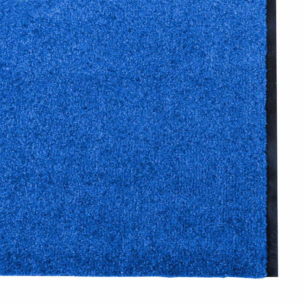 Doormat Blue and Black 120 x 400 cm 100% Polyamide