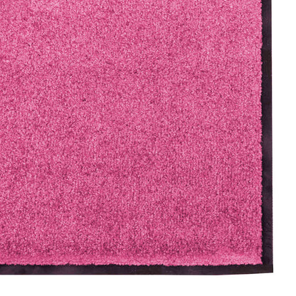 Doormat Pink and Black 120 x 250 cm 100% Polyamide