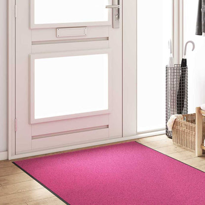 Doormat Pink and Black 120 x 350 cm 100% Polyamide