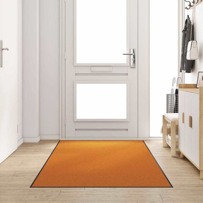 Doormat Orange and Black 120 x 300 cm 100% Polyamide
