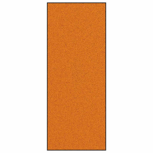 Doormat Orange and Black 120 x 300 cm 100% Polyamide