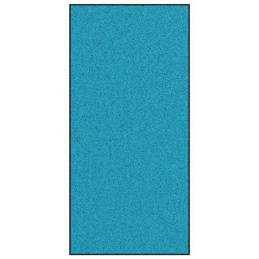 Doormat Cyan and Black 120 x 250 cm 100% Polyamide