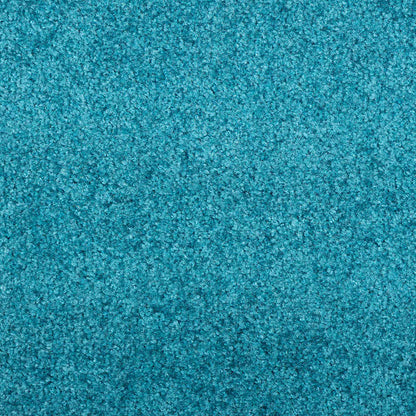 Doormat Cyan and Black 120 x 300 cm 100% Polyamide