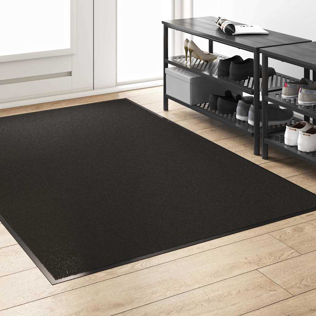 Doormat Black 120 x 180 cm 100% Polyamide