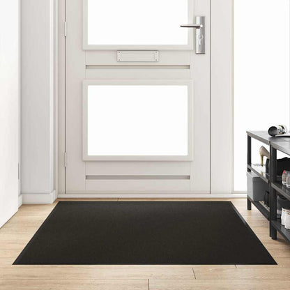 Doormat Black 120 x 180 cm 100% Polyamide