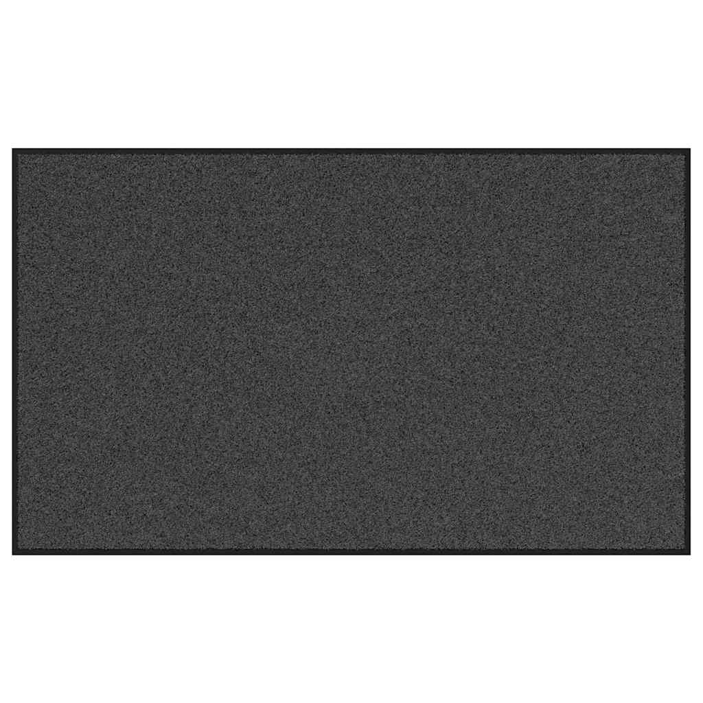 Doormat Anthracite and Black 90 x 150 cm 100% Polyamide