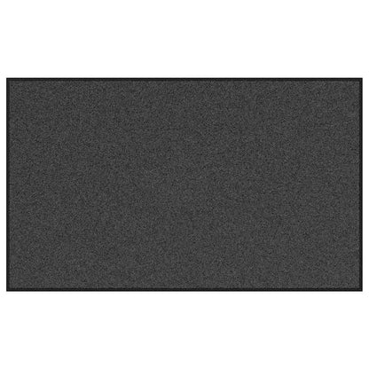 Doormat Anthracite and Black 90 x 150 cm 100% Polyamide