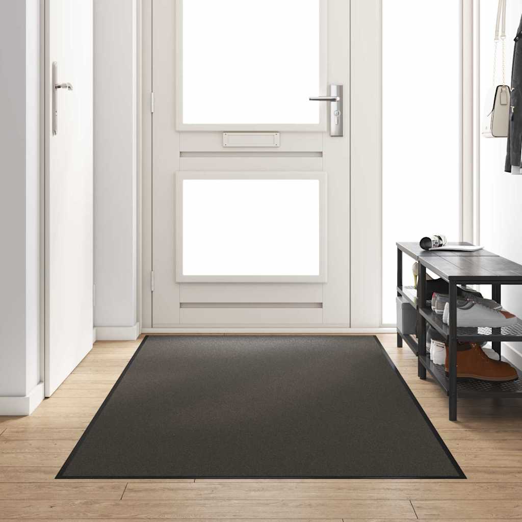 Doormat Anthracite and Black 120 x 250 cm 100% Polyamide