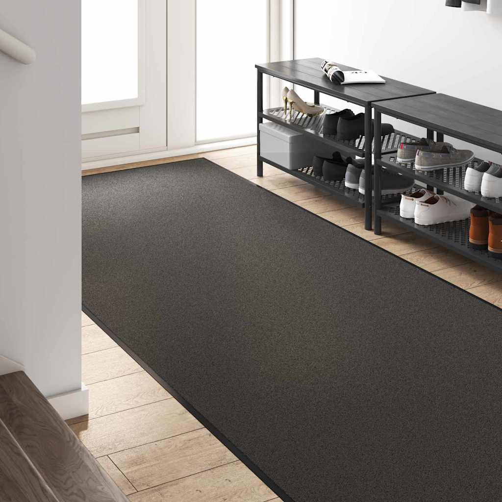Doormat Anthracite and Black 120 x 300 cm 100% Polyamide