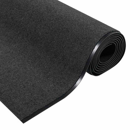 Doormat Anthracite and Black 120 x 400 cm 100% Polyamide