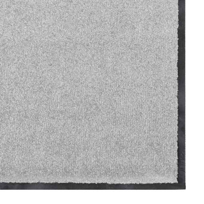 Doormat Grey and Black 120 x 250 cm 100% Polyamide