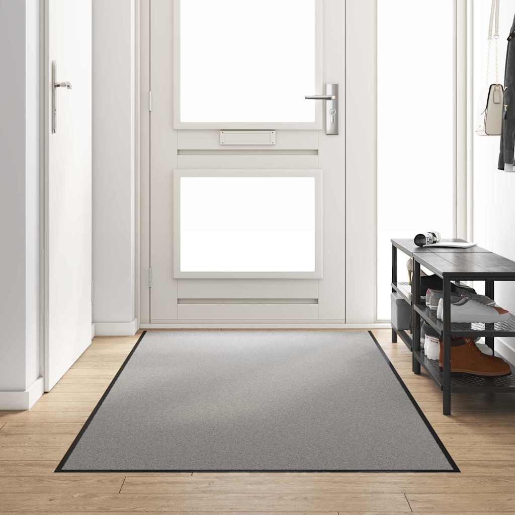 Doormat Grey and Black 120 x 250 cm 100% Polyamide