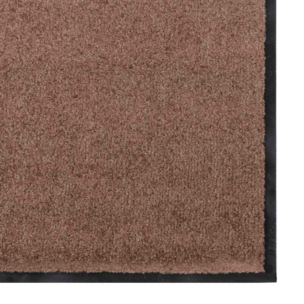 Doormat Brown and Black 120 x 180 cm 100% Polyamide